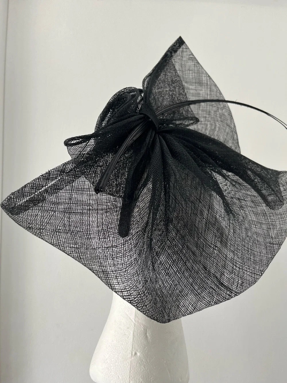 Badgley Mischka‎ Vintage Black Fascinator Headpiece Headband